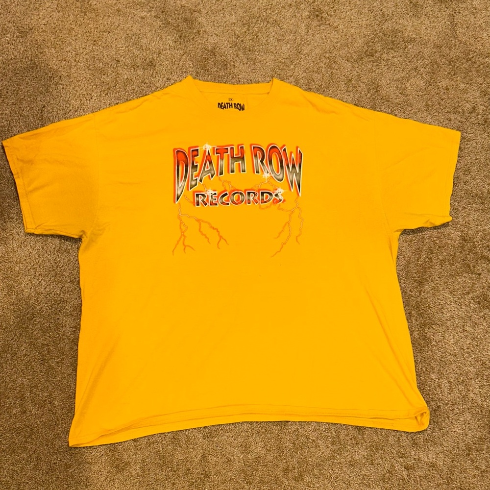 Yellow Death Row Records T-Shirt